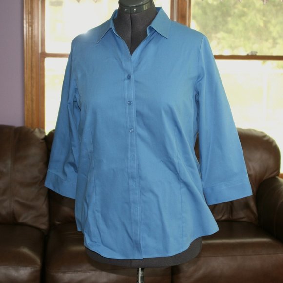 Coldwater Creek Tops - BOGO - NWT Blue Button Down Shirt